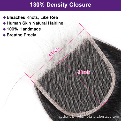 wholesale 4x4 5x5 6x6 7x7 13x4 13x6 Swiss HD Lace Closure Virgin Hair Frontal Human Hair Bundles with HD Lace Frontal